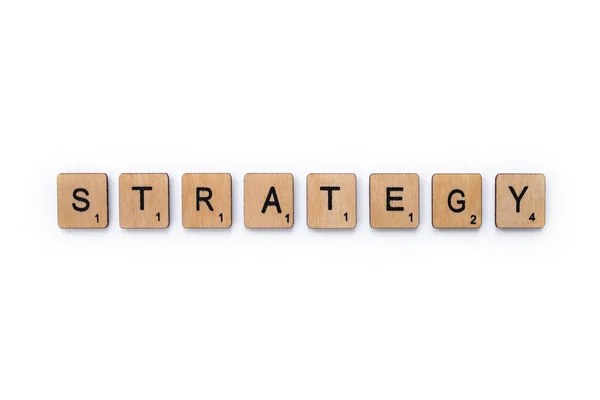 La palabra Estrategia —  Fotos de Stock