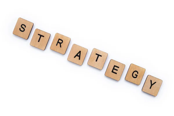 The word STRATEGY — Stock Photo, Image