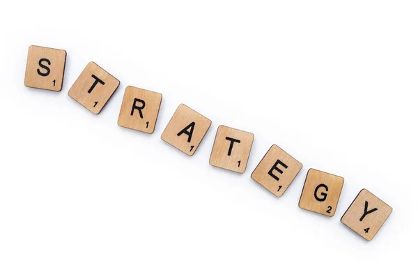 The word STRATEGY — Stock Photo, Image