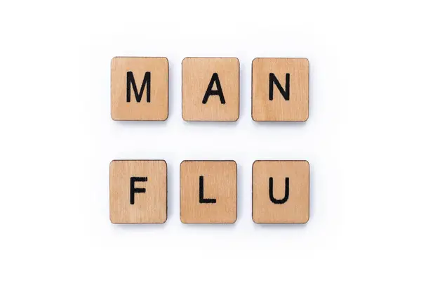 MAN FLU — Stock Photo, Image