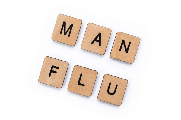 Gripe masculina — Fotografia de Stock