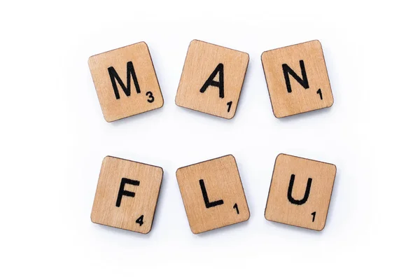 MAN FLU — Stock Photo, Image