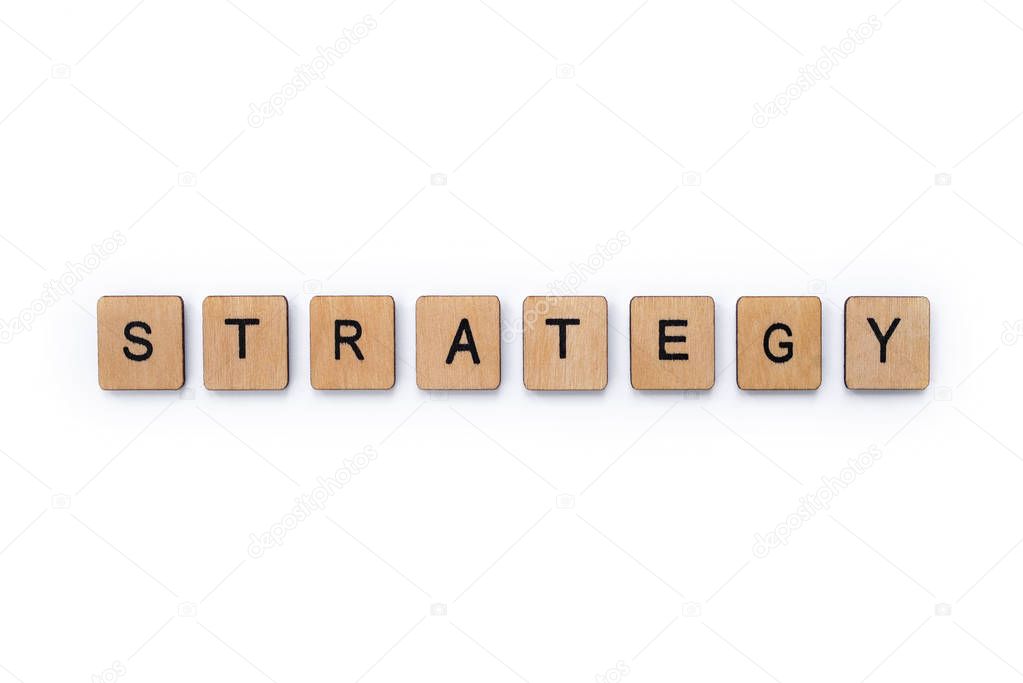 The word STRATEGY
