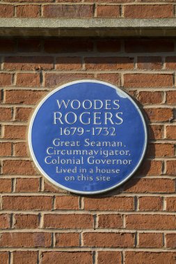 Bristol Woodes Rogers Plak