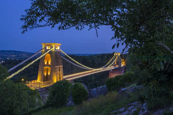 Clifton Szuszpenziós híd Bristolban — Stock Fotó