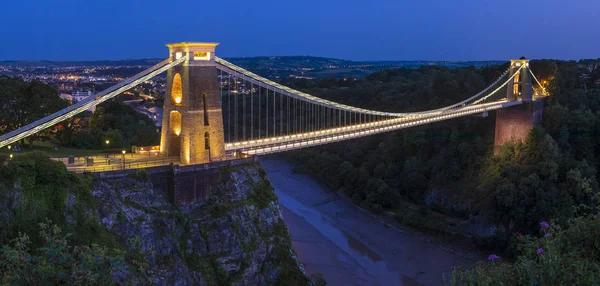 Clifton Suspension Bridge a Bristol — Foto Stock
