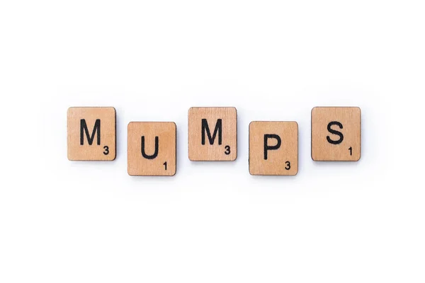 A szó mumpsz — Stock Fotó