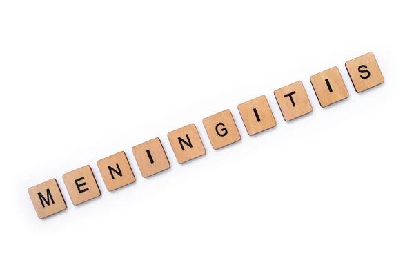 Le mot MENINGITIS — Photo