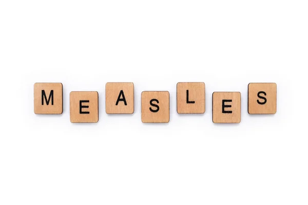 The word MEASLES — Stock Photo, Image