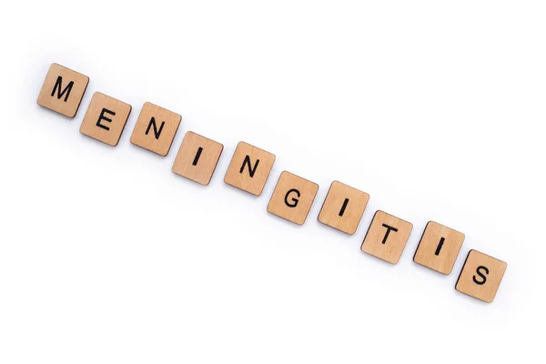 The word MENINGITIS — Stock Photo, Image