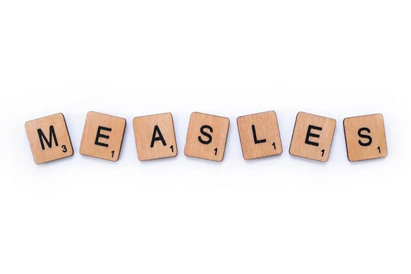 The word MEASLES — Stock Photo, Image