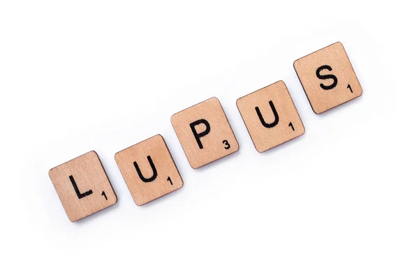 A palavra LUPUS — Fotografia de Stock