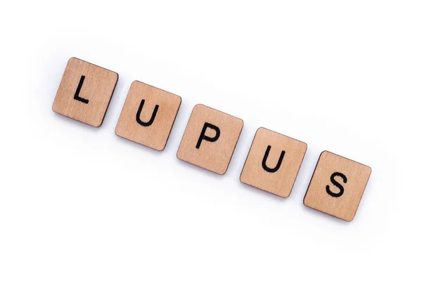 Das Wort Lupus — Stockfoto