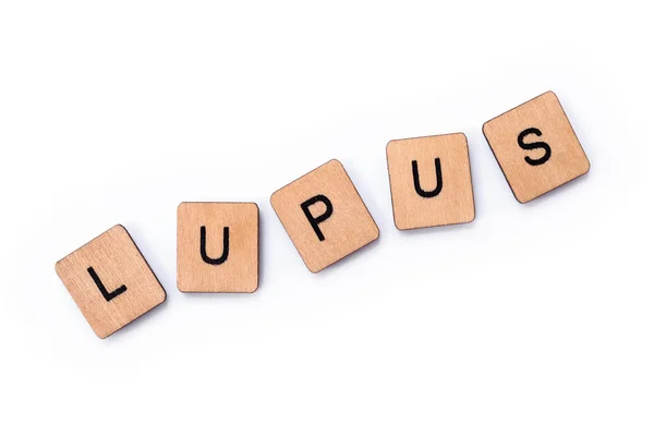 Das Wort Lupus — Stockfoto