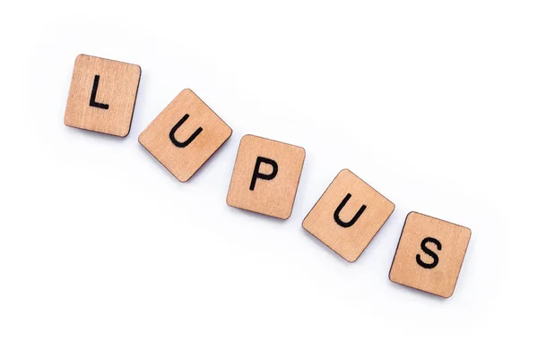 La palabra LUPUS — Foto de Stock