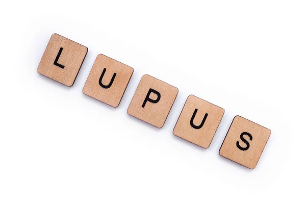 Das Wort Lupus — Stockfoto