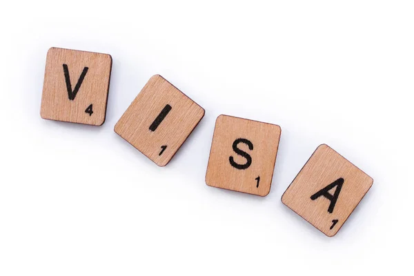 The word VISA — Stock Photo, Image