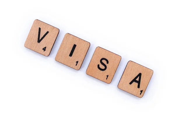 The word VISA — Stock Photo, Image