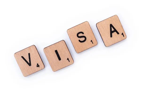 The word VISA — Stock Photo, Image