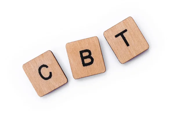 The abbreviation CBT — Stock Photo, Image