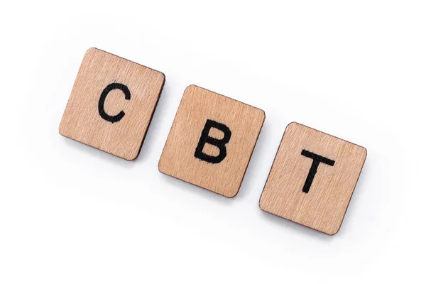 De afkorting CBT — Stockfoto