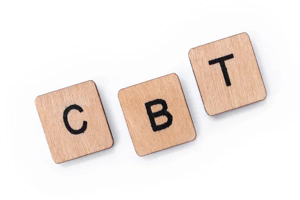 La abreviatura CBT — Foto de Stock