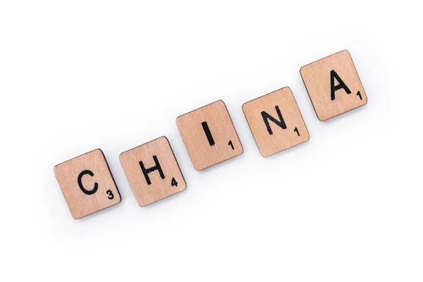 Het woord China — Stockfoto