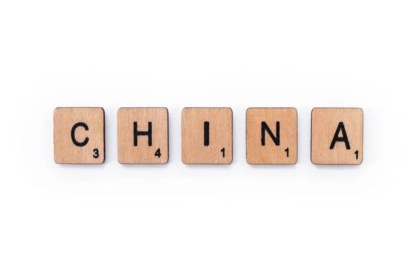 Het woord China — Stockfoto