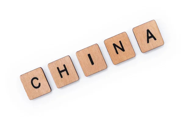 Het woord China — Stockfoto