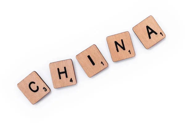 Het woord China — Stockfoto