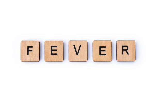 Ordet feber — Stockfoto