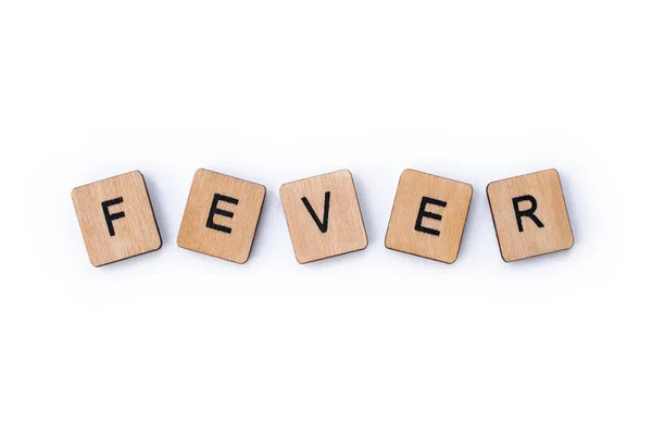 Ordet feber — Stockfoto