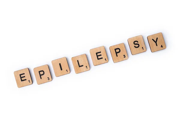 Ordet epilepsi — Stockfoto