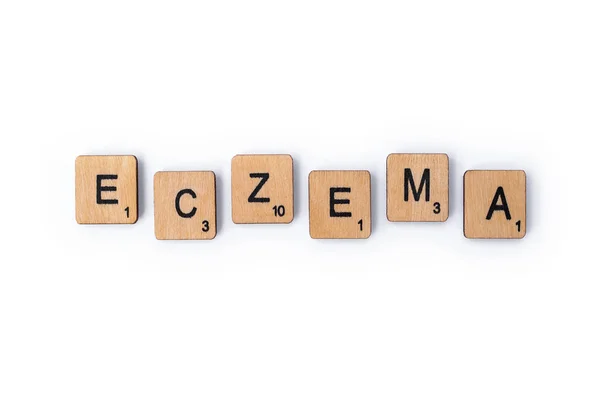 The word ECZEMA — Stock Photo, Image