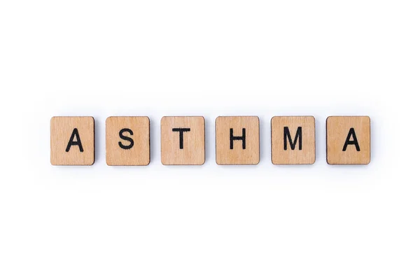 La parola ASTHMA — Foto Stock