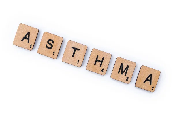 La parola ASTHMA — Foto Stock