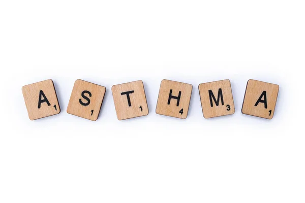 La parola ASTHMA — Foto Stock