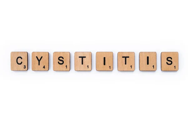 Słowo Cystitis — Zdjęcie stockowe