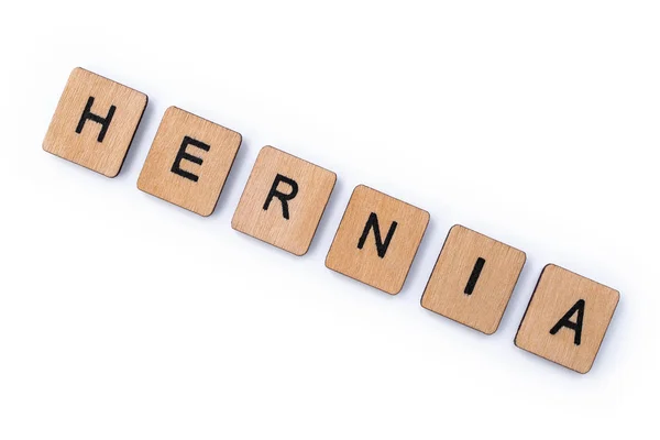 The word HERNIA — Stock Photo, Image