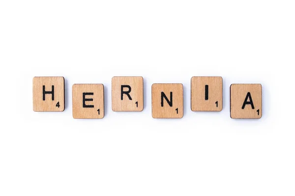 The word HERNIA — Stock Photo, Image