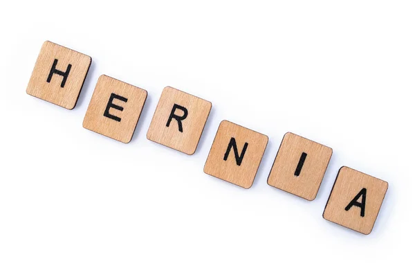 The word HERNIA — Stock Photo, Image