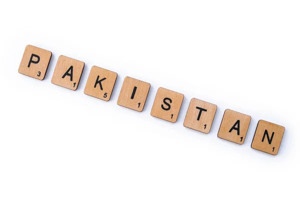 The word PAKISTAN — Stock Photo, Image