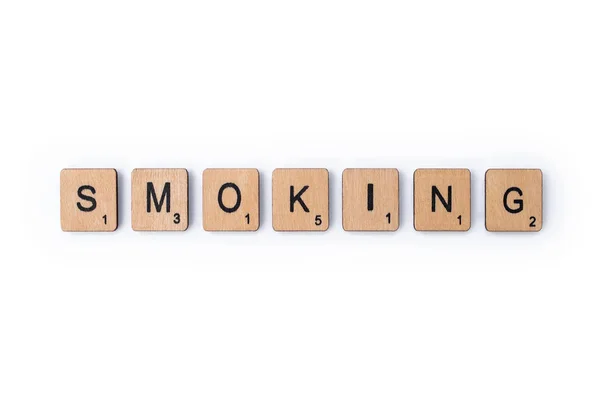The word SMOKING — Stock Photo, Image