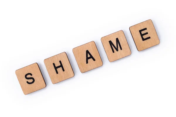 The word SHAME — Stock Photo, Image