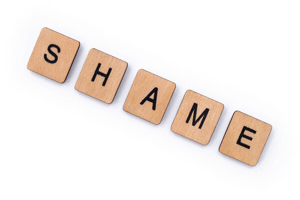 The word SHAME