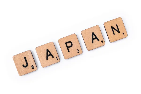 La palabra JAPÓN — Foto de Stock