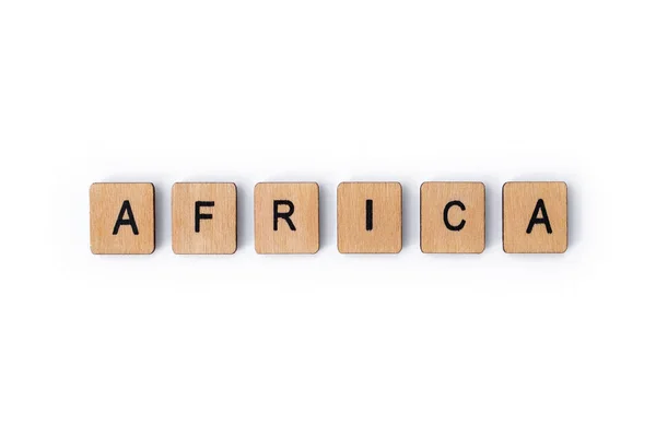 The word AFRICA — Stock Photo, Image