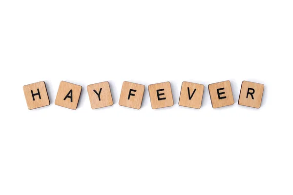 Η λέξη Hayfever — Φωτογραφία Αρχείου