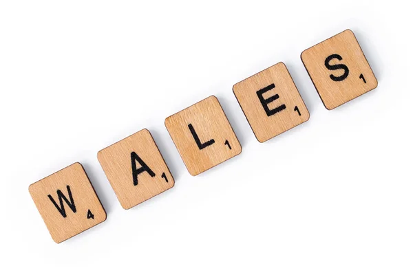 The word WALES — Stock Photo, Image