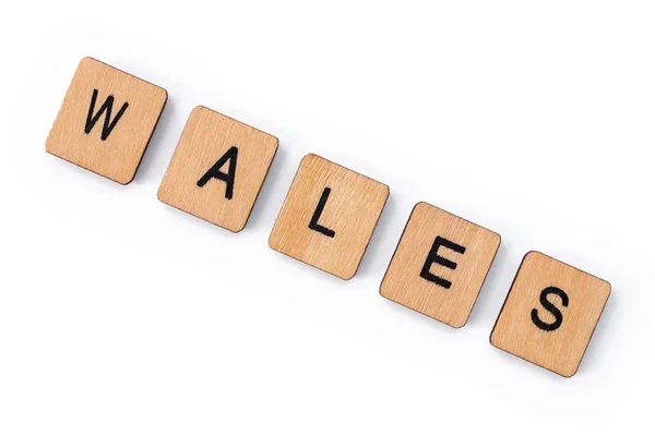 The word WALES — Stock Photo, Image